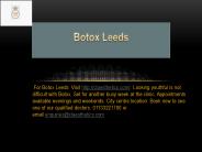 Botox Leeds