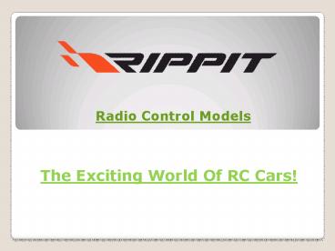 The Exciting World Of RC Cars!