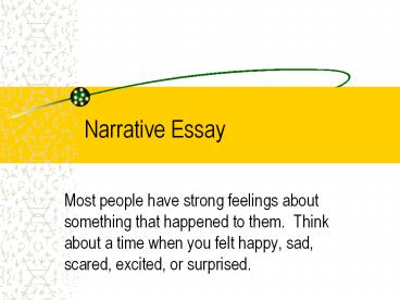 Narrative Essay