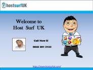 Affordable Uk Shared Web Host