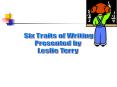 The%20Six%20Traits%20of%20Quality%20Writing PowerPoint PPT Presentation