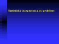 Statistick PowerPoint PPT Presentation