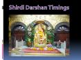 Shirdi Darshan Timings PowerPoint PPT Presentation