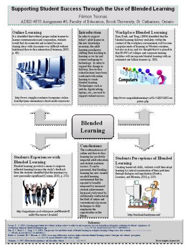 Supporting Student Success Through the Use of Blended Learning