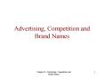 Advertising, Competition and Brand Names PowerPoint PPT Presentation