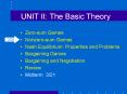 UNIT II: The Basic Theory PowerPoint PPT Presentation
