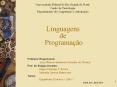 Linguagens de  Programa PowerPoint PPT Presentation
