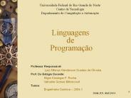 Linguagens de  Programa