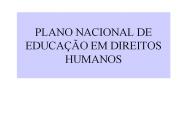 PLANO NACIONAL DE EDUCA