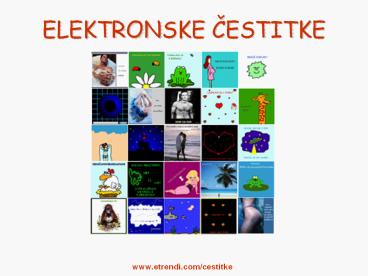 ELEKTRONSKE CESTITKE