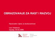 OBRAZOVANJE ZA RAST I RAZVOJ