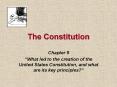 The Constitution PowerPoint PPT Presentation