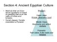 Section 4: Ancient Egyptian Culture PowerPoint PPT Presentation