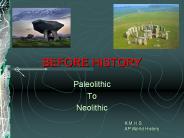BEFORE HISTORY