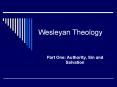 Wesleyan Theology PowerPoint PPT Presentation