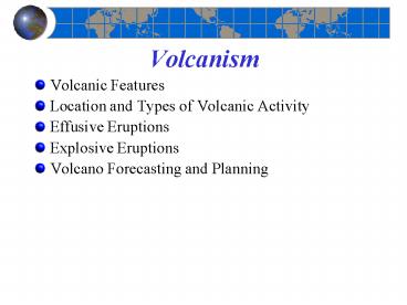 Volcanism