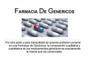 Farmacia de genéricos