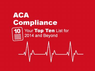 ACA Compliance