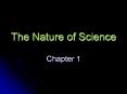 The Nature of Science PowerPoint PPT Presentation