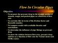 Flow In Circular Pipes PowerPoint PPT Presentation