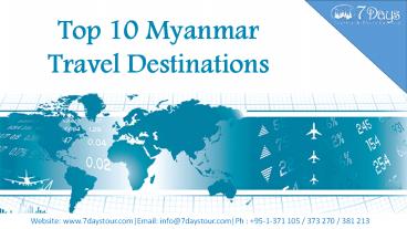 Top 10 Myanmar Travel Destinations
