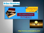 A- One Academy - Best coaching classes in pune