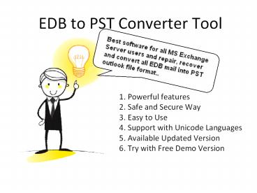 EDB to PST Converter