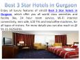 Get Best Offer on Booking Siris18 Best 3 Star Hotels in Gurgaon PowerPoint PPT Presentation