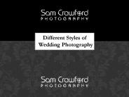Different Styles of Wedding Photography