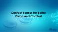 Contact Lenses for Better Vision and Comfort (1) PowerPoint PPT Presentation