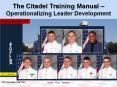 The Citadel Training Manual  PowerPoint PPT Presentation
