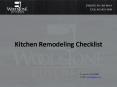 Kitchen Remodeling Checklist PowerPoint PPT Presentation