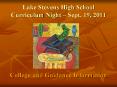 Lake Stevens High School Curriculum Night  PowerPoint PPT Presentation