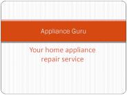 Samsung appliance repair