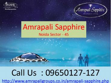 Amrapali Sapphire Living homes
