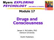 Myers EXPLORING PSYCHOLOGY  (6th Edition in Modules)