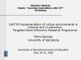 IVETTE:Implementation of virtual environments in training and in education Targeted Socio-Economic Research Programme PowerPoint PPT Presentation