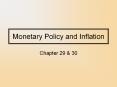 Monetary Policy and Inflation PowerPoint PPT Presentation