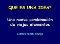 QUE ES UNA IDEA? PowerPoint PPT Presentation