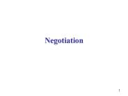 Negotiation