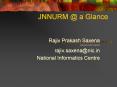 JNNURM @ a Glance PowerPoint PPT Presentation