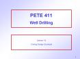 PETE 411 Well Drilling PowerPoint PPT Presentation