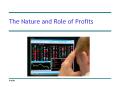 The Nature and Role of Profits PowerPoint PPT Presentation