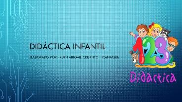 didactica infantil