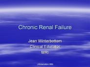 Chronic Renal Failure