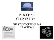 NUCLEAR CHEMISTRY