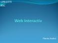 Web Interactiv PowerPoint PPT Presentation