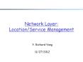 Network Layer: Location/Service Management PowerPoint PPT Presentation