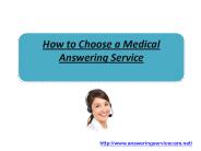 How to Choose a Medical Answering Service