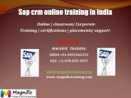 online training classes on sap crn in mumbai.kolkata